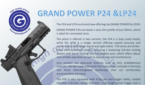 GP P24 data sheet cover
