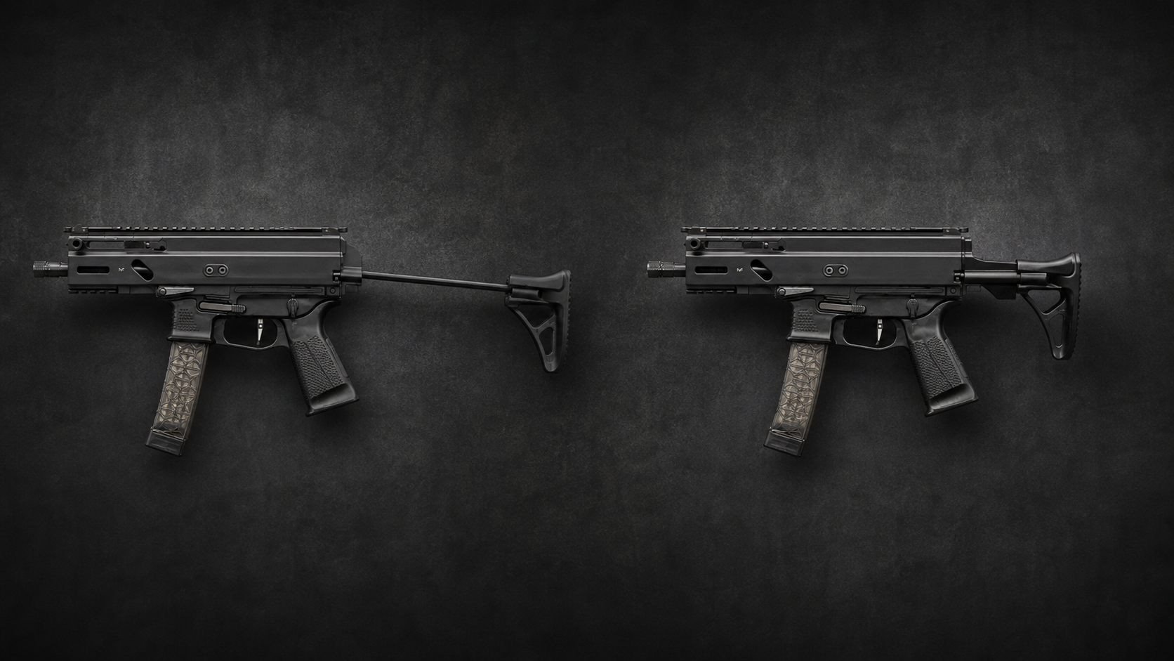 Stribog AP9A3S Roller-delayed system configuration